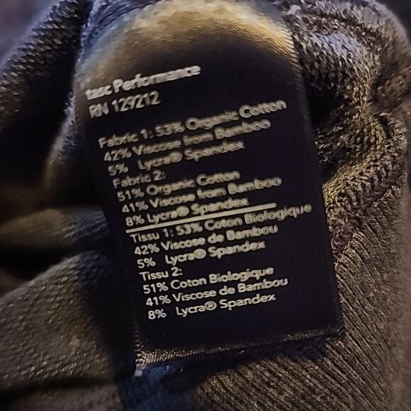 Tasc Mens Long Sleeve Slim Athletic Stretch Sweater Heather Gray Size Medium - Picture 2 of 9